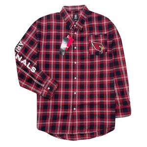Arizona Cardinals / NFL / FOCO Flannel Shirt - NWT Mens Size XL - #45908-N1